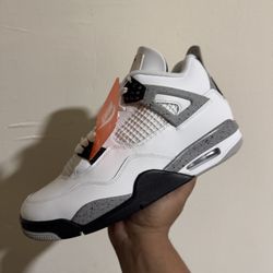 Air Jordan 4 White Cement 2025 Size 10x2