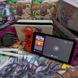 (Used) Pokemon Scarlet And Violet Switch OLED Console 