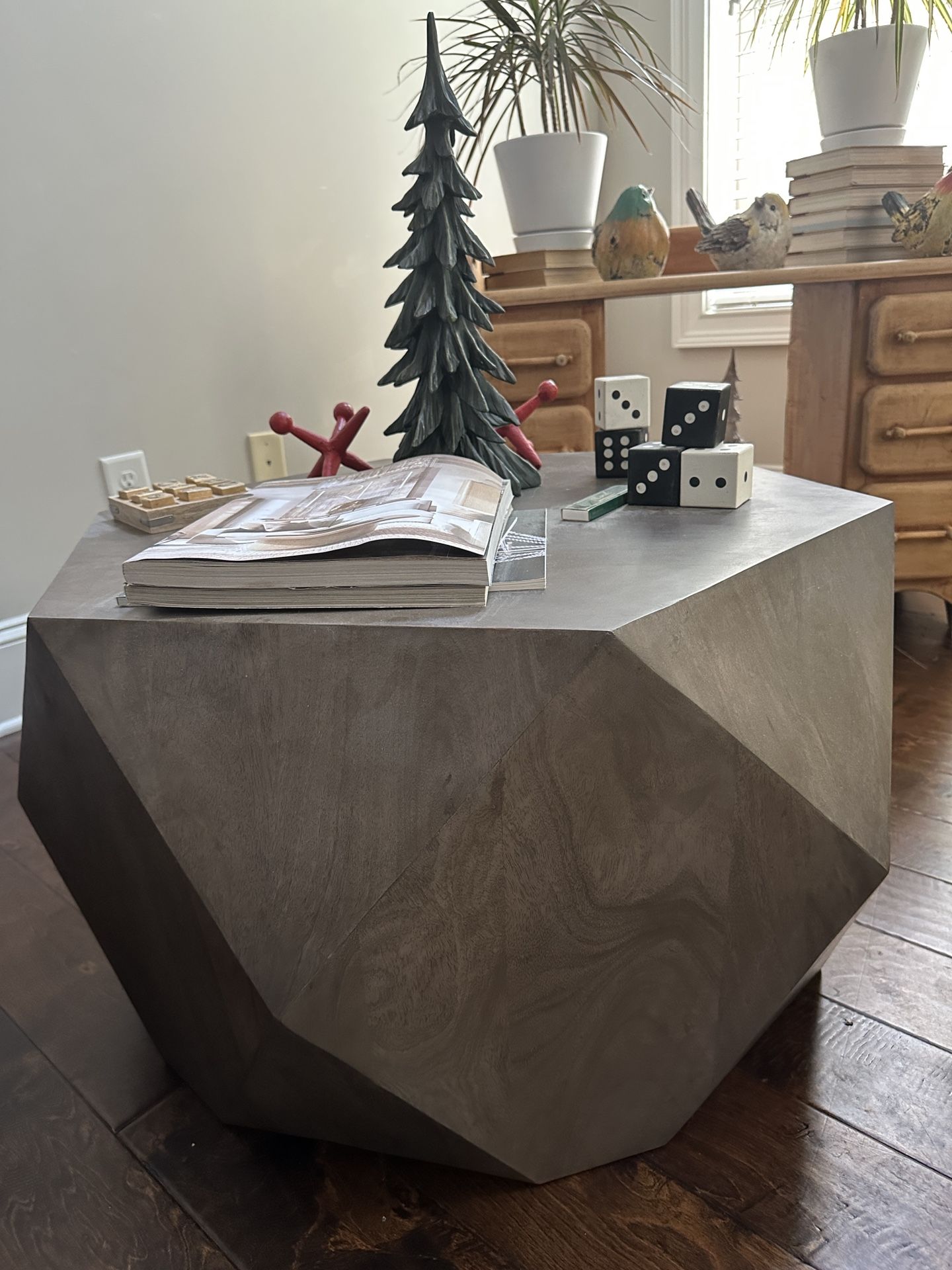 Coffee Table w/ Side Table -Solid Wood