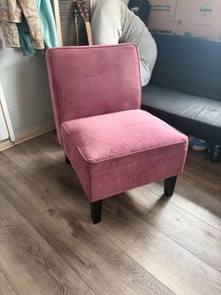 Pink Velvet Chair