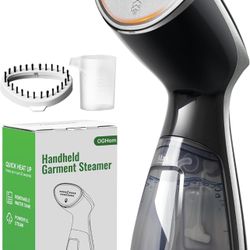 Steamer for Clothes, Portable Handheld Garment Wrinkle Remover, 1000W Fabric Steamer, Strong Penetrating Steam, for Home, Office (ONLY FOR 120V) -Blac