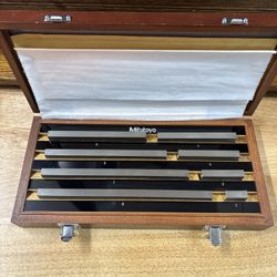 MITUTOYO 1” Thru 8” Inch Rectangular GAGE BLOCK SET NO 516-126 Haas Cnc