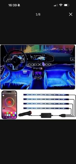 Brand new in box Footwell Lighting for car, Car Interior LED Lights,Lights for Inside car,APP Controlled RGB Light Strip with Music Sync Mode, 72 LEDs