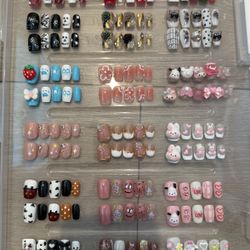 Hand-made nail (Stickers)