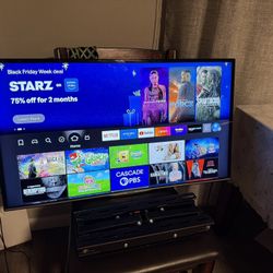 40 Inch TV with Smart Fire Tv Stick With Wall Mount
