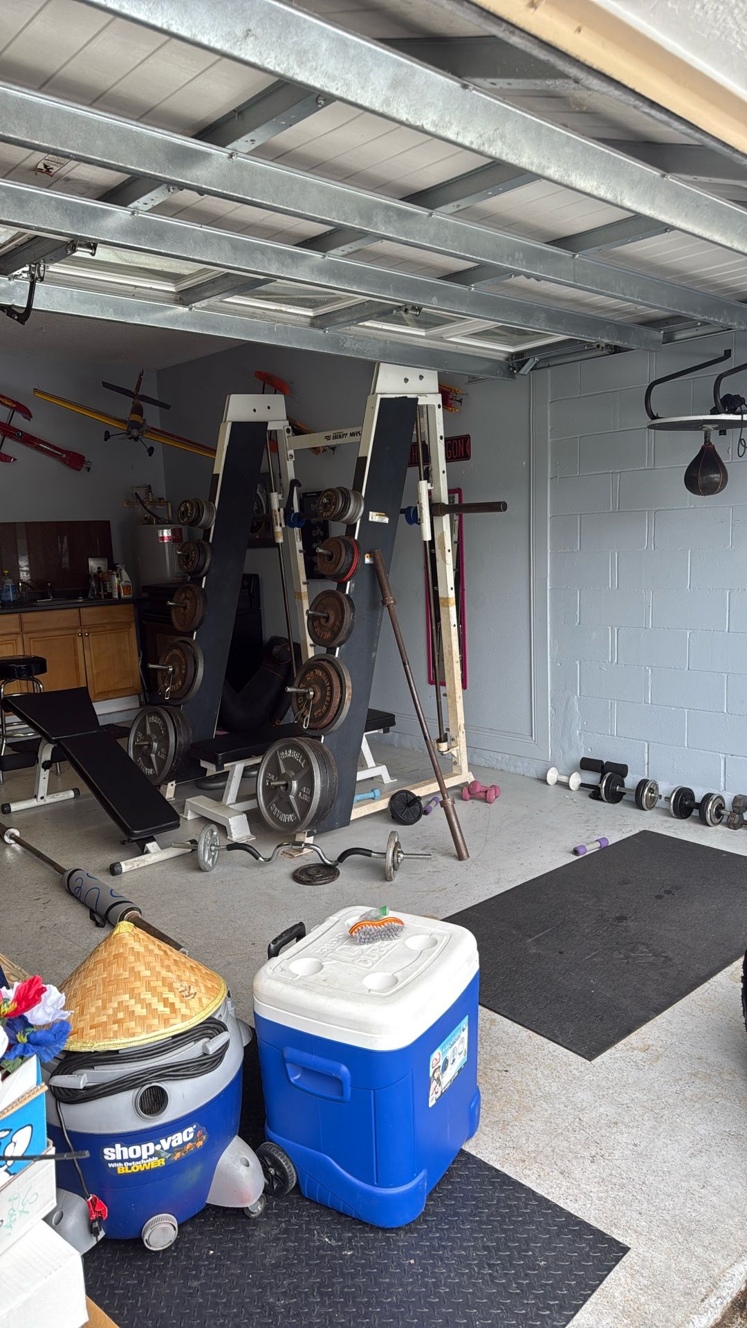 Smith machine with weights