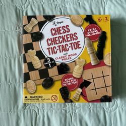 Chess/Checkers/Tic Tac Toe (UNOPENED)