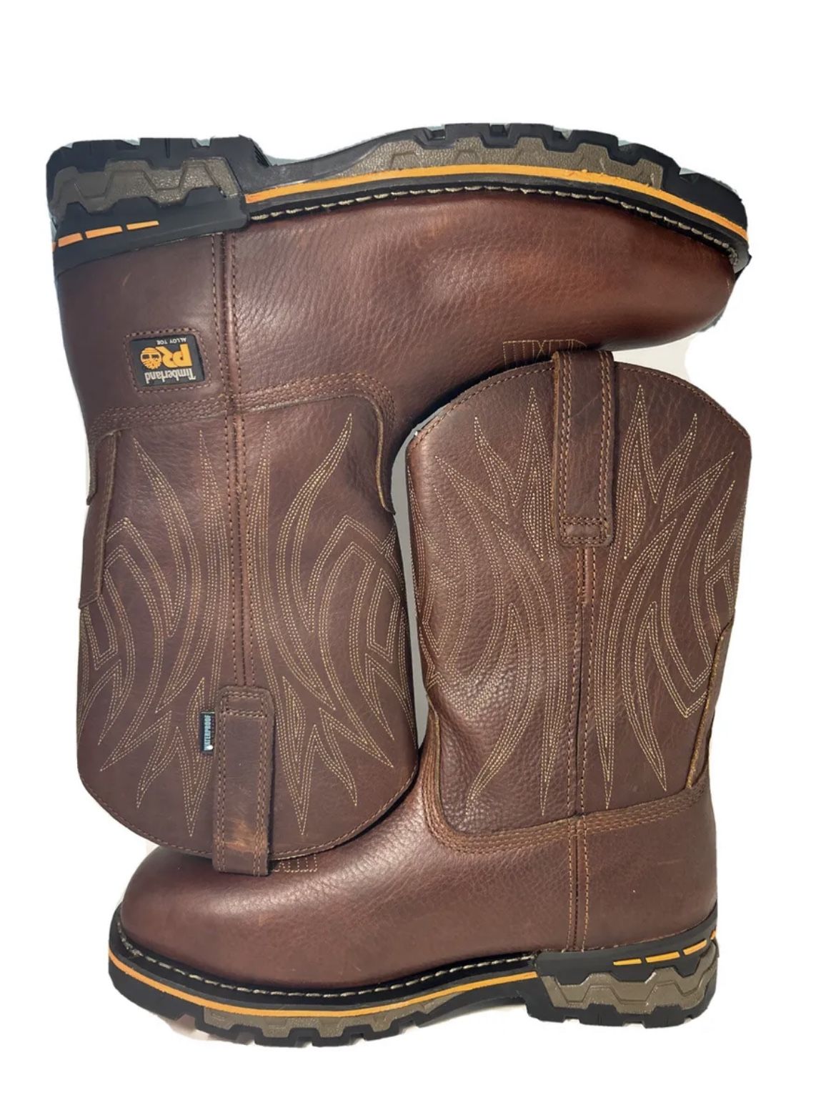 Size 9M Men's Timberland PRO AG Boss Pull On Work Boots 0(contact