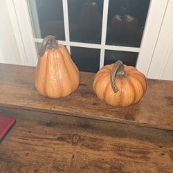 Set Of Orange  Pumpkins 