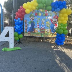 Super Mario Bros Balloon Decoration 