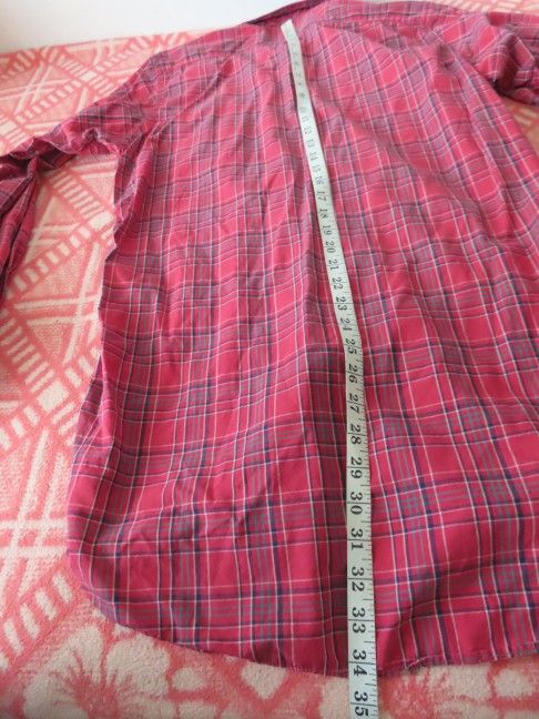 vintage M.L. LEDDY'S - Handmade Texas Western Plaid Shirt no size
