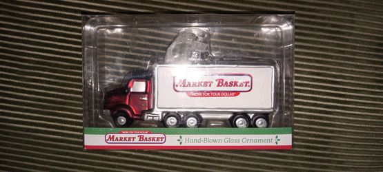 Factory Sealed 2024 demoulas market basket collectable rare trailer truck ornament