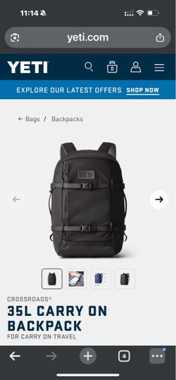 Yeti 35L CARRY ON BACKPACK