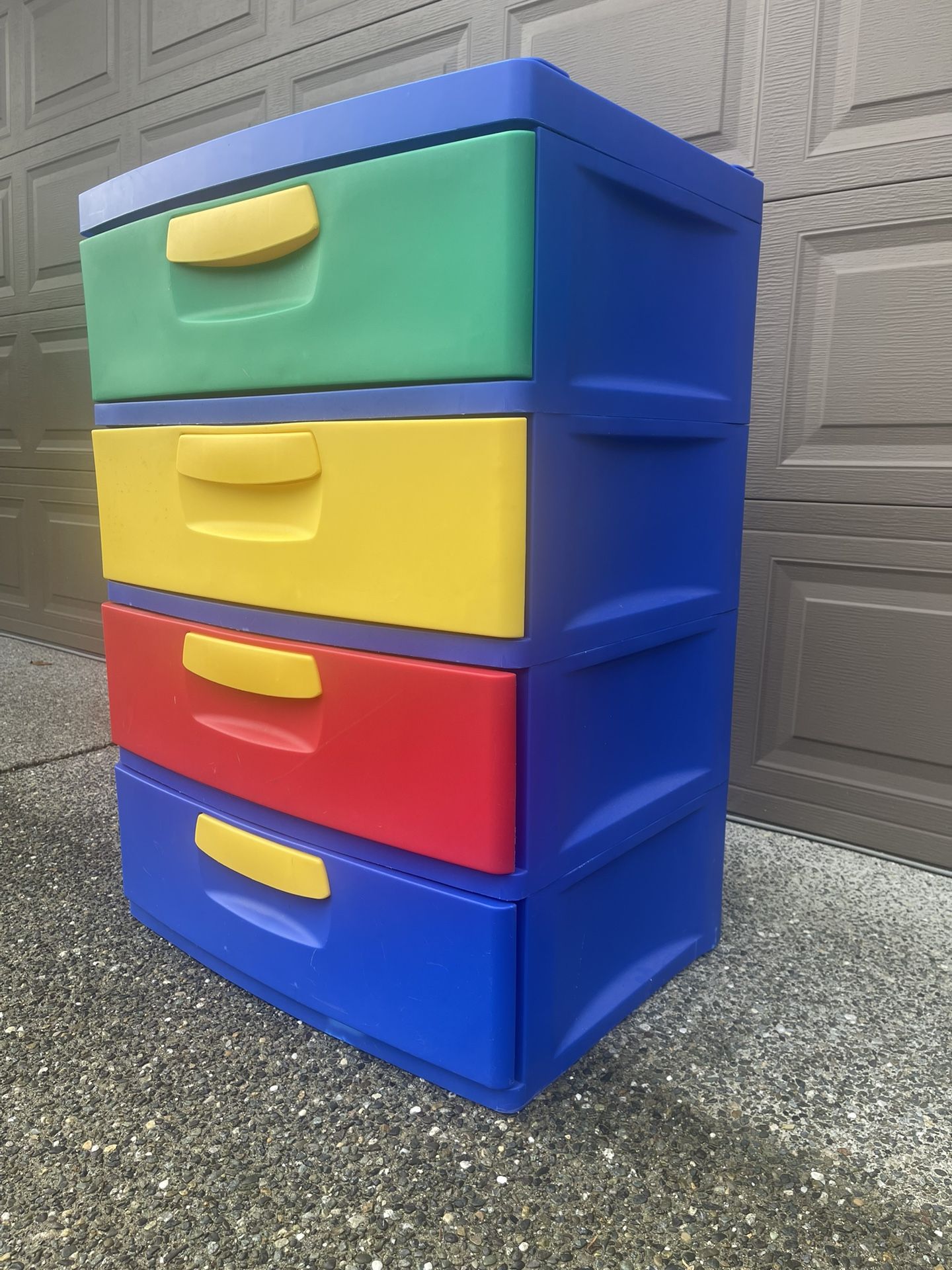 4 Drawer Primary Color Storage - 2 of them