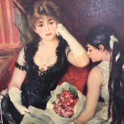 Auguste Renoir “At The Concert.” This Is A Print Done In Oil 18 By 22