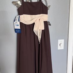Alfred Angelo - Brown Dress little girl size 6