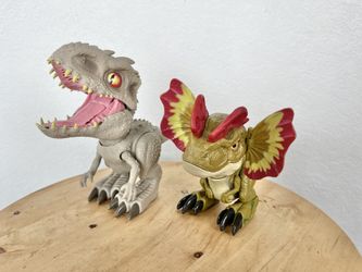 Jurassic Park World Dominion Dilophosaurus Uncaged Rowdy Roars Dinosaur WORKS!