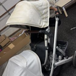 UPPAbaby double Stroller With Bassinet And Accessories 