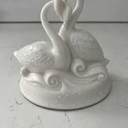 Lenox Porcelain Opal Innocence Swans