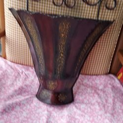 Metal  Wall Vase