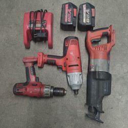 Milwaukee V28 Power Tools Batteries Not Working 