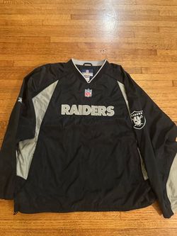 Reebok 2000s Oakland Raiders Pullover Jacket
