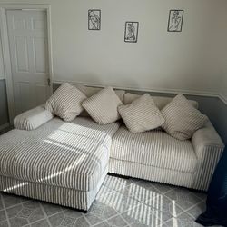 Sofa De Tela En L 