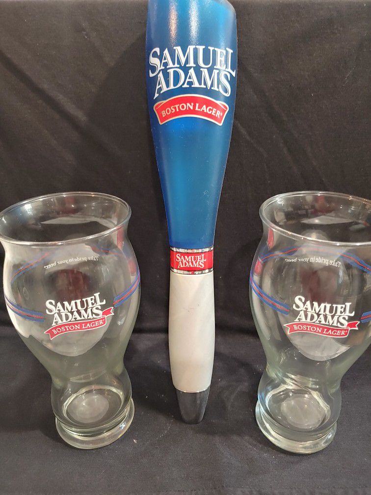 Beer Glasses With Tap Handle