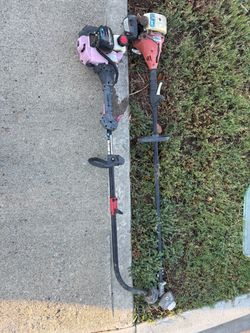 Two weed eaters or whackers had