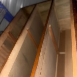 Vintage Three Drawer Dresser, White Scratches On Top