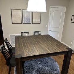 Counter Height Solid Wood Dining Table (table only***)