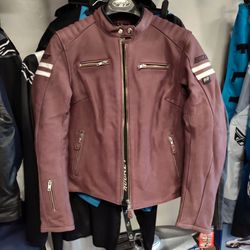 Joe Rocket Leather Motorcycle Jacket for women size large