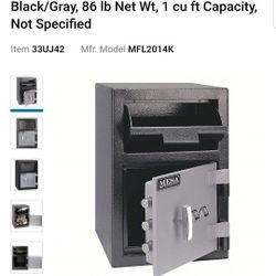 Safe For Money Drop With Keys