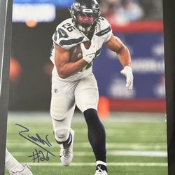 Seattle Seahawks Zach Charbonnet Autographed 8x10 Photo