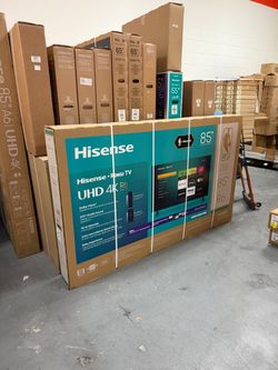 85 Inch Hisense 4K HDR Smart Roku TV