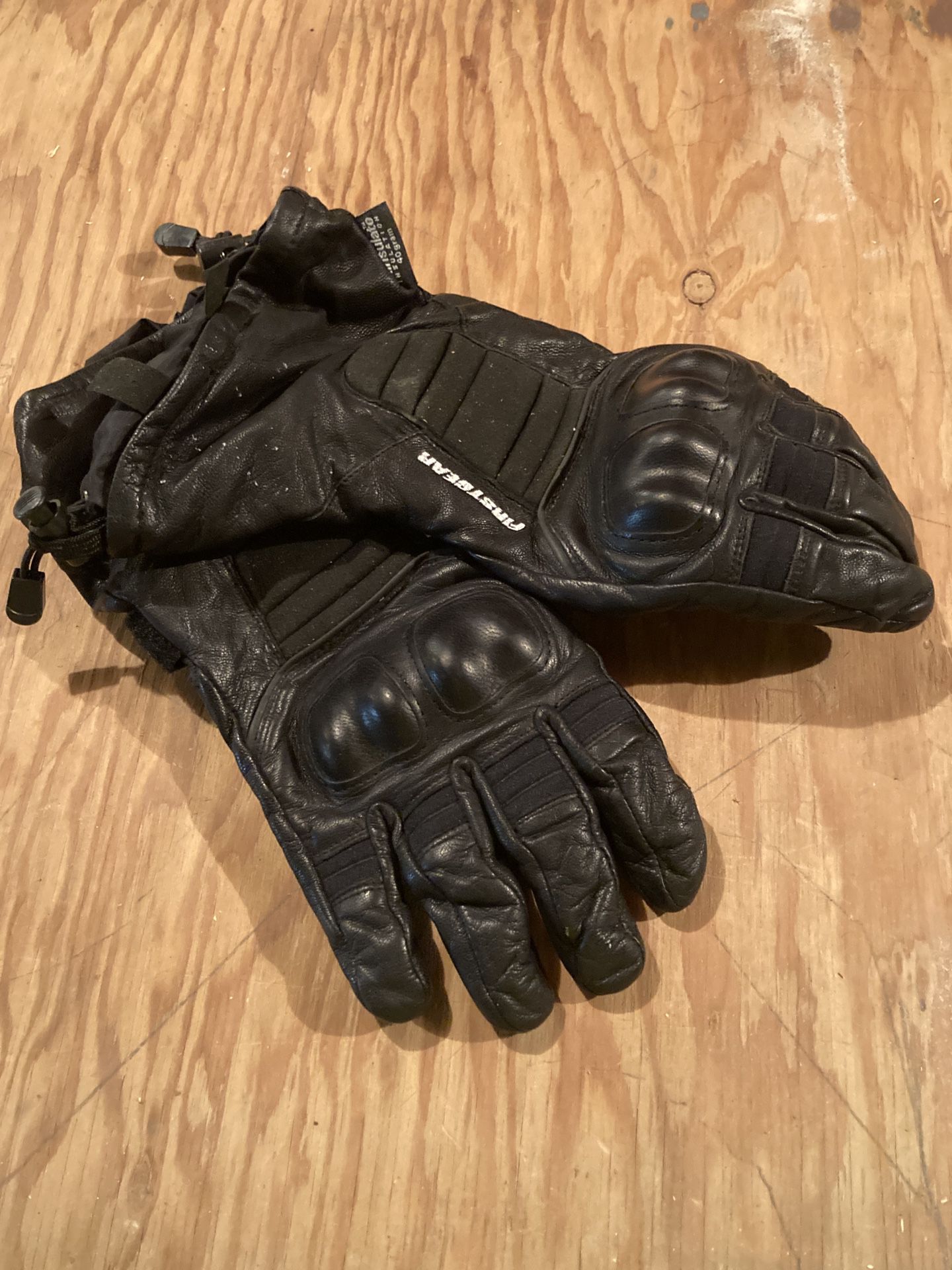 Motorcycle Gauntlet Gloves Size Lg