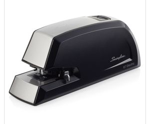 Swingline Commercial Electric Stapler - 20 of 20lb Paper Sheets Capacity - 210 Staple Capacity - Full Strip - 1/4" Staple Size - Black