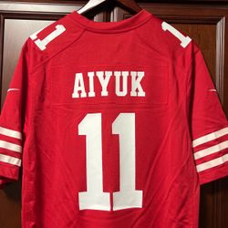 Brand New Nike Super Bowl SF 49er Brandon Aiyuk #11 Jersey! 