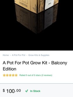 POT FOR POT GROW KIT BALCONY EDITION