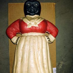 Aunt Jemima Cast Iron Art Vintage Antique Collectible Figure 