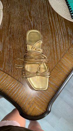 Gladiator Gold Sandals