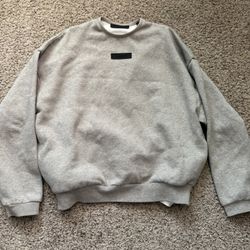 Gray Essentials Crewneck 
