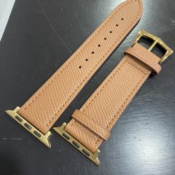 Leather Apple Watch Band For Sizes 42 44 45 MM 