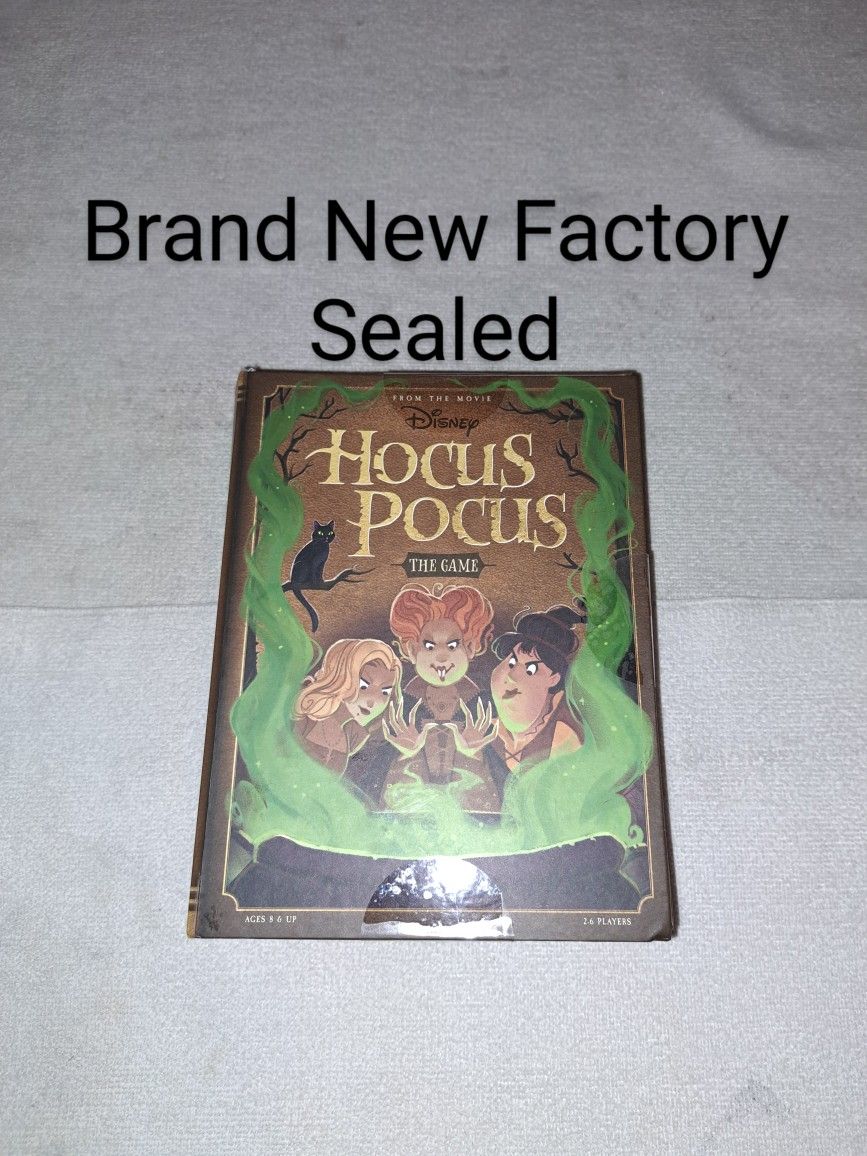 Brand New Factory Sealed Hocus Pocus The Game Board Game