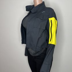 Nike X Off White Women Running Jacket Virgil Abloh M Black 