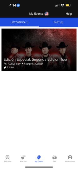 Edición especial Concert ticket
