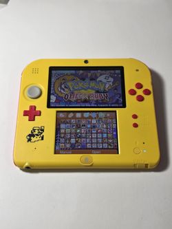 Mario Maker Nintendo 2DS 64gb With Original Box And Pokemon Bank & More