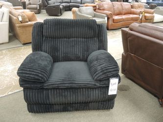 Rutherford Home Metro Mink Manual Recliner - Black | Reclining Chair | Lounge Chair