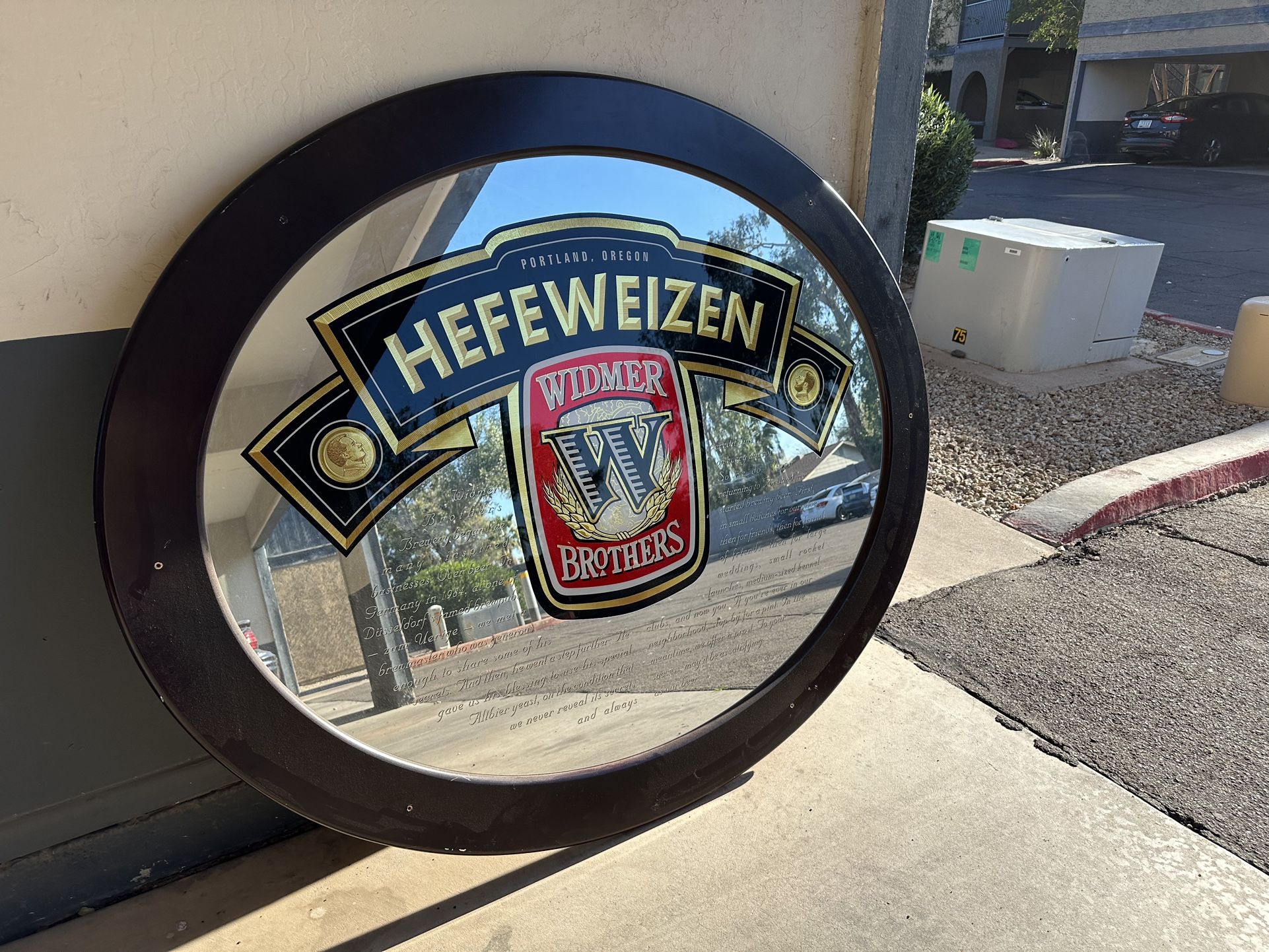 Widmer Brothers Hefeweizen Beer Mirror