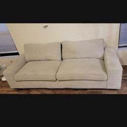 😍 Beige Sofa- Completely Removable Cover